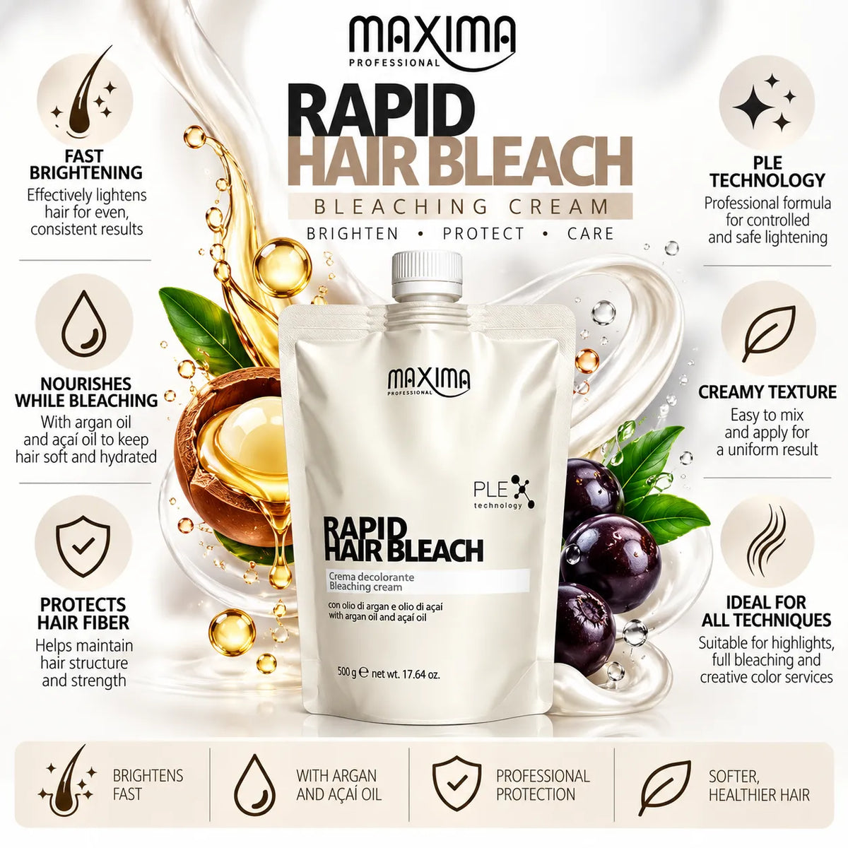 Rapid Hair Bleach Cream